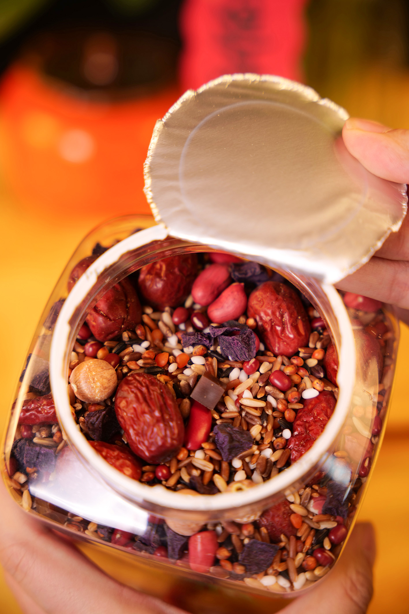 [胖东来同款同厂]阿胶红枣粥料950g*1罐五谷杂粮粥营养早餐粥高清大图