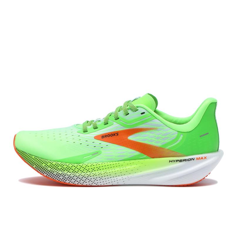 Brooks HyperionMax绿跑鞋男缓震回弹流畅迈速训练竞速跑鞋高清大图