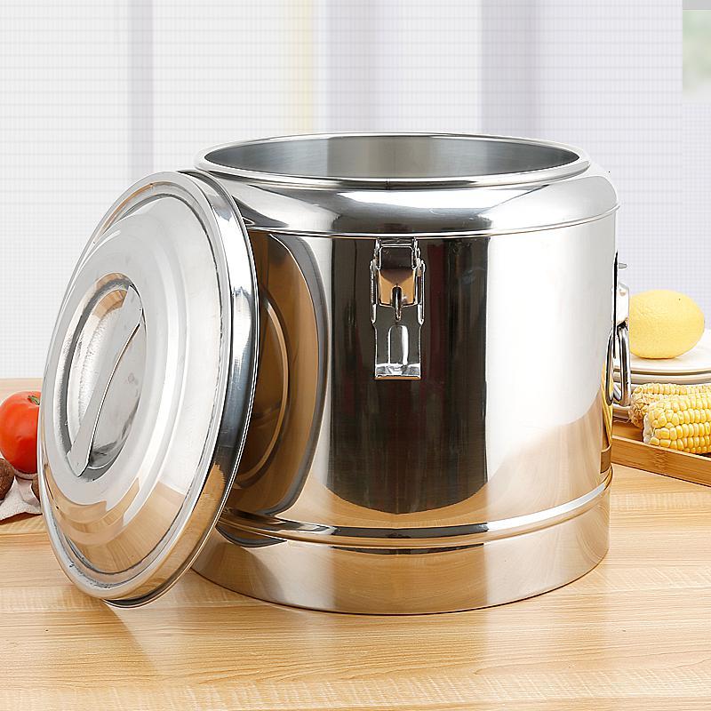 时光旧巷厨房小工具sgjxt0010 时光旧巷商用不锈钢保温桶大容量饭桶冷