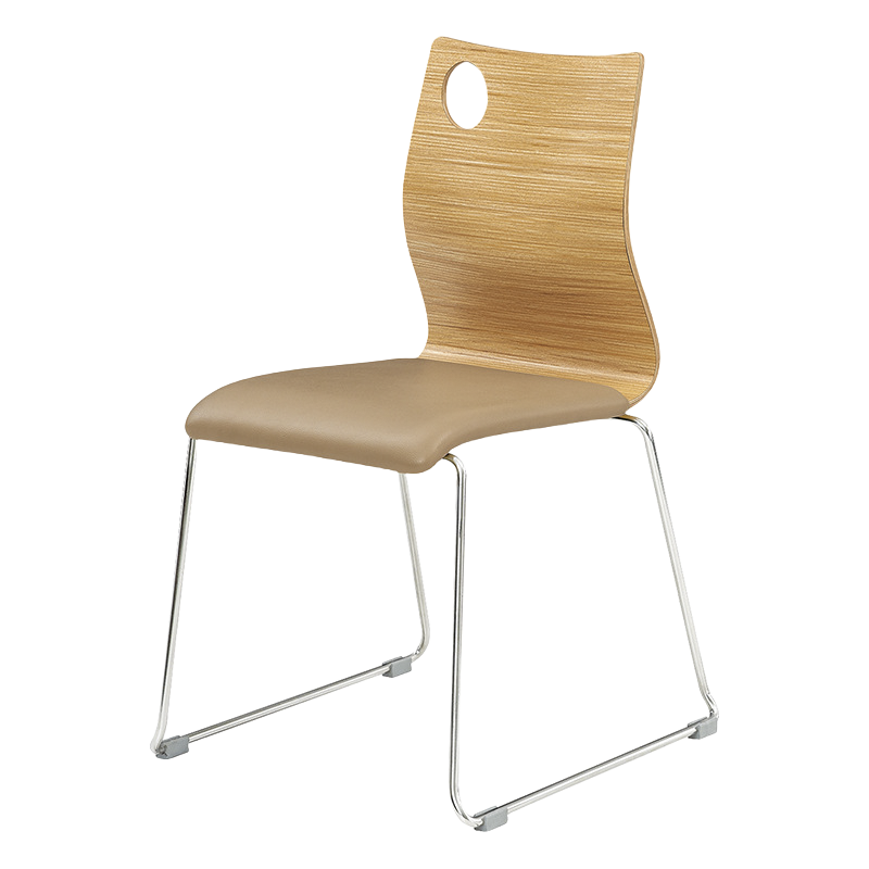 铭思达餐椅木质把高清大图