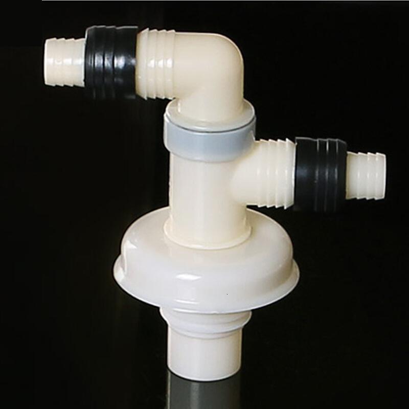 下水管洗衣机防臭三通接头防臭卫生间洗衣机地漏洗衣机防臭接头安心抵