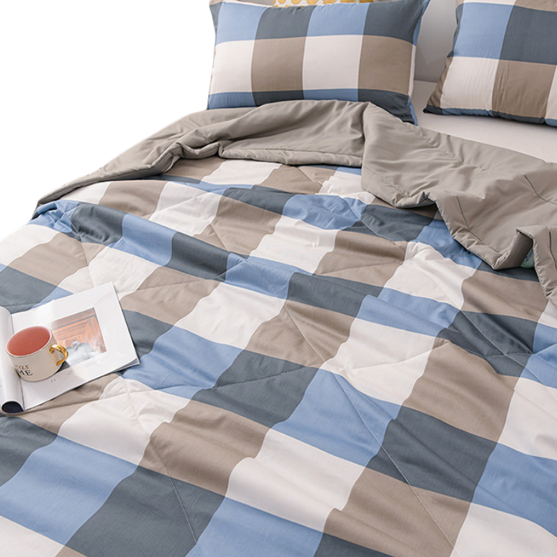 亿洛莱 全棉夏凉被 1.5*2m 条高清大图