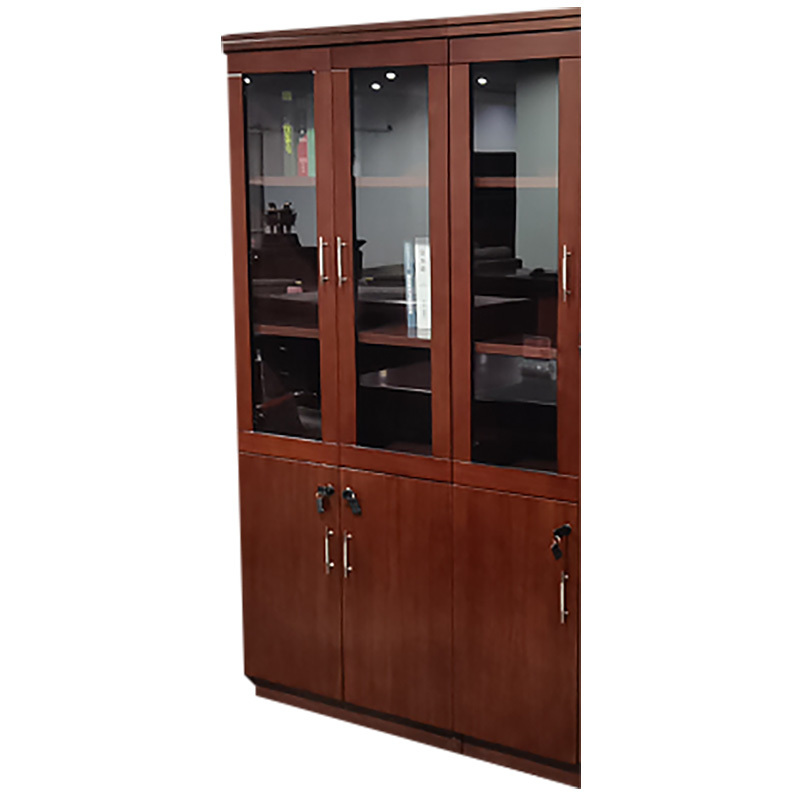 大嘉 三门实木文件柜1.2m*2.0m*0.4m高清大图