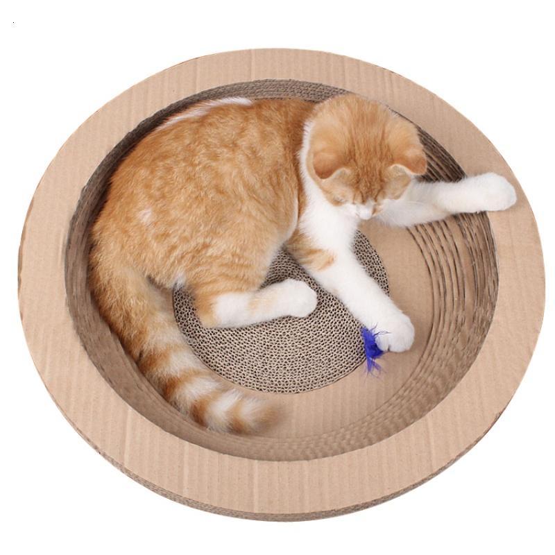 宠物玩具用品猫抓板猫爪板碗型猫窝猫咪玩具瓦楞纸磨爪器四季