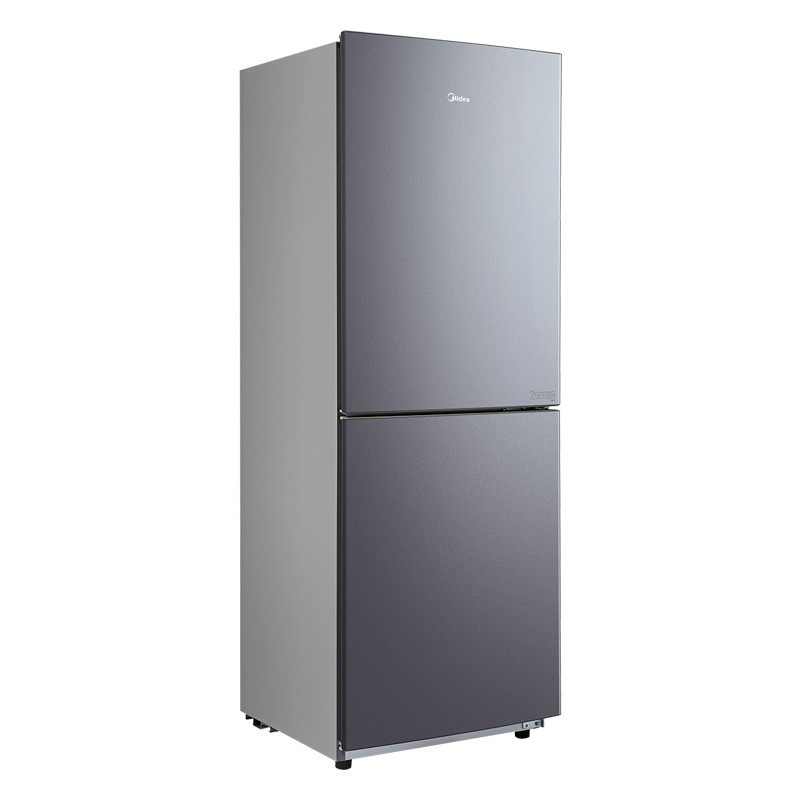 美的(Midea)两门小冰箱风冷无霜用双开门电冰箱智能控温186L BCD-186WMA 榭湖银