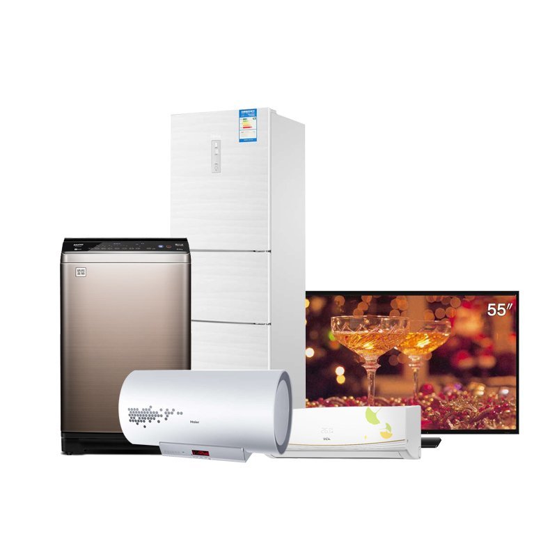 电热水器 [套餐]海尔彩电 海尔冰箱 三洋洗衣机 tcl空调 海尔电热水器