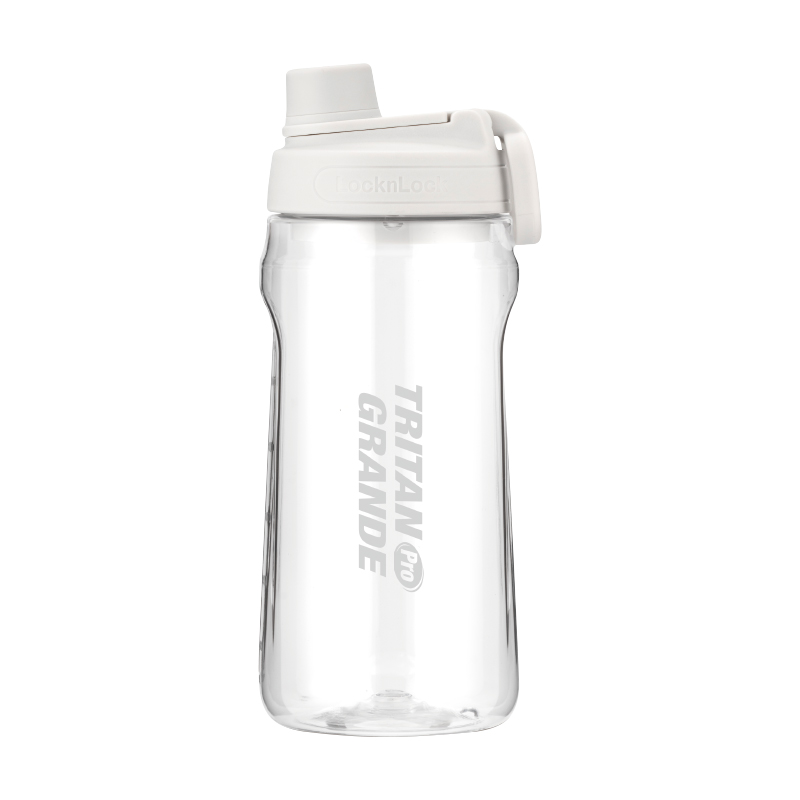乐扣乐扣(LOCK&LOCK)有氧杯大容量太空杯吨Tritan塑料水杯桶吨健身运动水壶 1500ml 灰白色ABF941