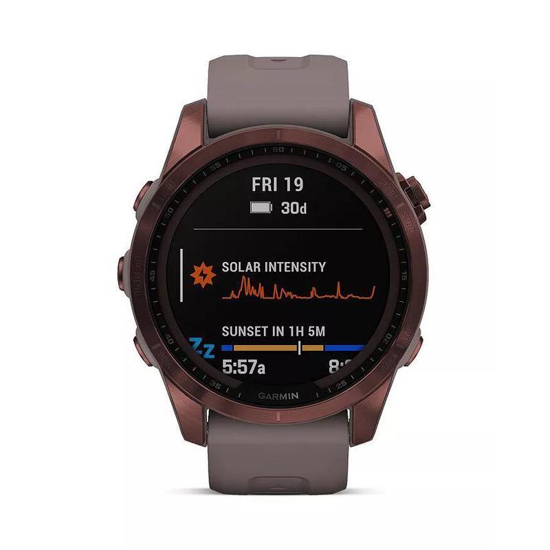 7 蓝宝石太阳能智能手表 42 毫米 多功能电子户外运动手表