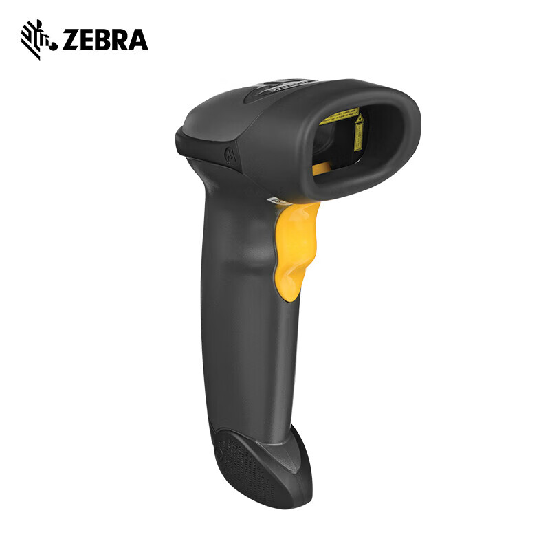 ZEBRA斑马 一维激光条码扫描枪 扫描器 快递仓库盘点条码枪巴枪 LS2208一维激光黑(USB口)高清大图