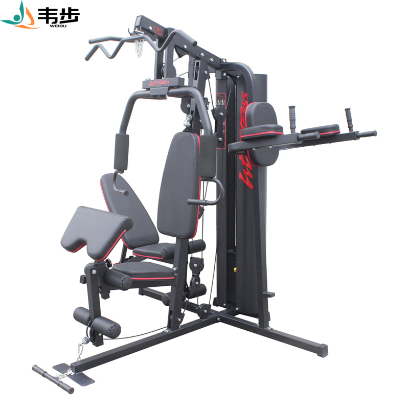 韦步WB-WTH13三人站家用综合力量训练器多功能室内组合运动器材