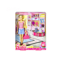 Barbie 芭比之萌宠套装 女孩玩具娃娃 DJR56