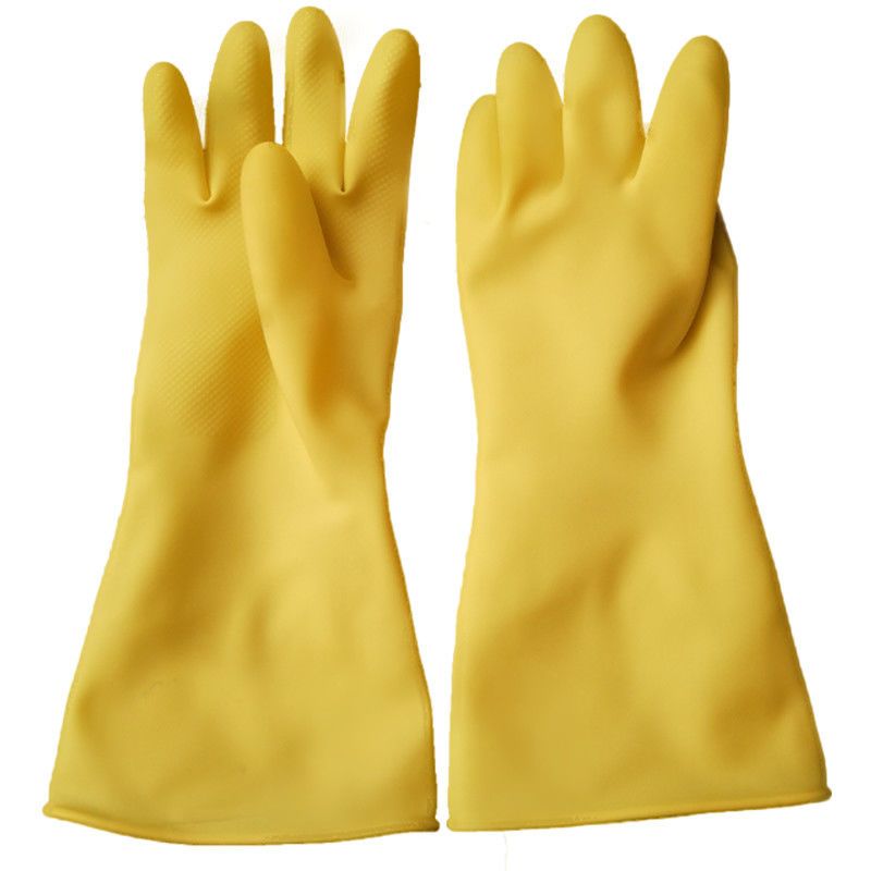 加肥加大加厚加长超大号胶皮男洗碗洗菜耐磨厨房家务牛筋手套清洁