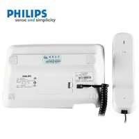飞利浦(Philips) CORD492 家用/办公话机/有绳话机/来电显示/来电报号/固定电话座机 (白色)