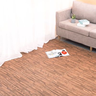 深色木纹 30x30x1.0cm10片特价 卡通泡沫地垫拼图加厚儿童爬行垫拼接卧室地板6060宝宝垫子家用