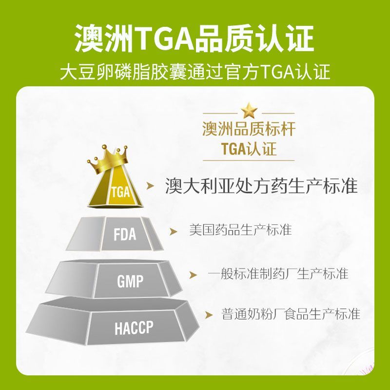 Swisse大豆卵磷脂胶囊120粒/瓶装 澳洲原装进口 膳食营养补充剂 鱼油好搭档