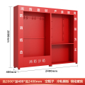 迅众 组合200CM消防柜微型消防站消防器材全套应急物资柜室内外建筑工地灭火器消防器材柜应急物资展示柜 组合柜A款200CM（不含器材）