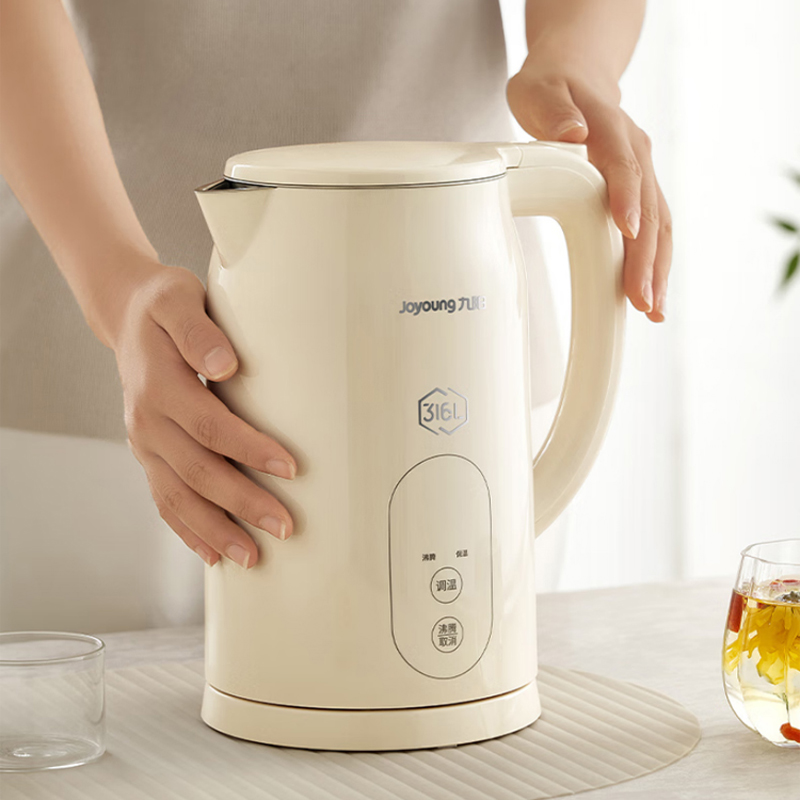 九阳 1.7L可保温电热水壶K17ED-W390高清大图