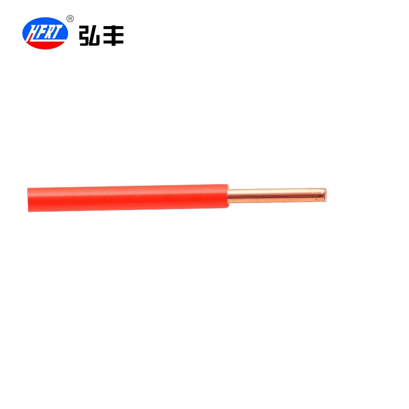 弘丰 阻燃铜塑硬芯电线 ZR-BV 6mm² 米高清大图