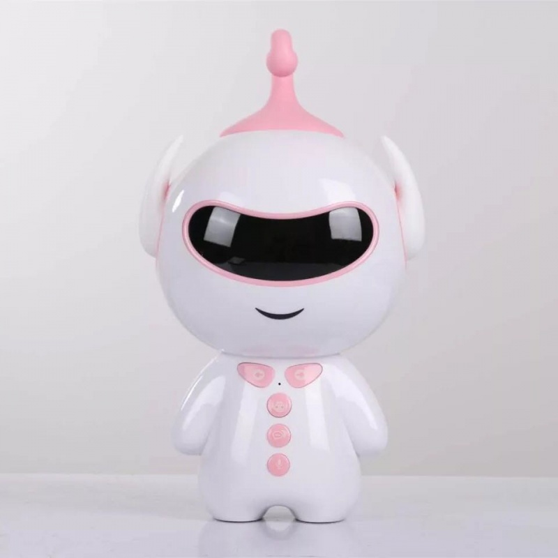 人小谷早教机小胖儿童小度玩具ai教育小孩男女孩胡巴粉色机器人话筒