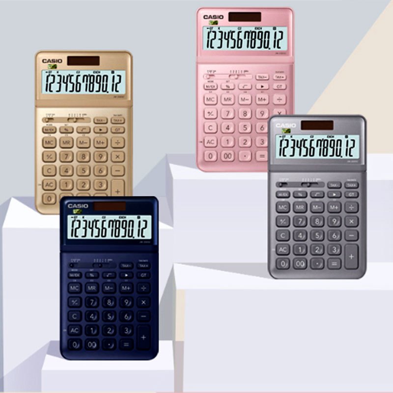 卡西欧(CASIO) JW-200SC-GY stylish时尚计算器 铂晶银