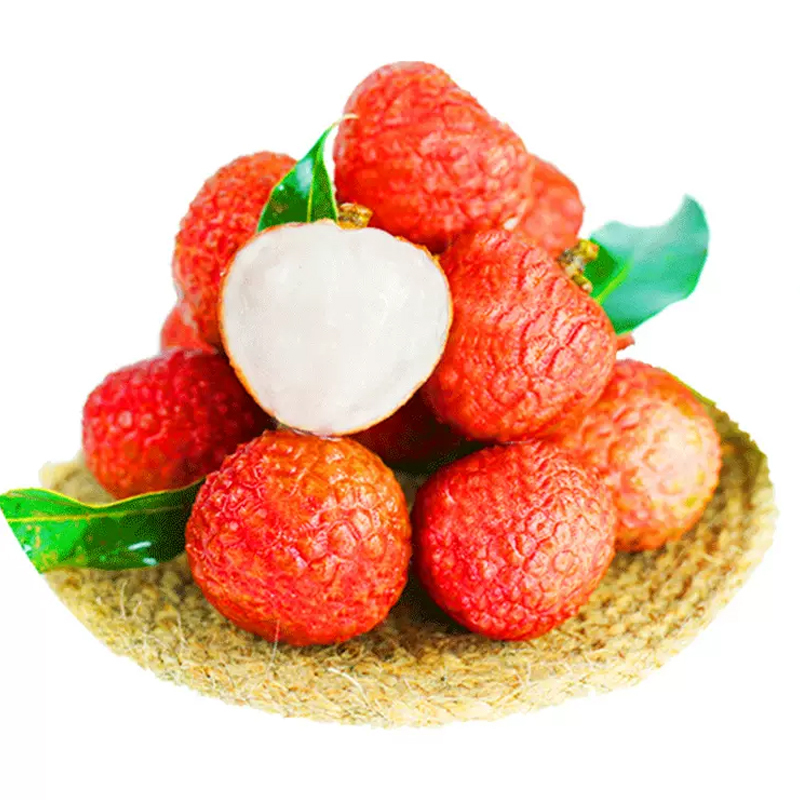 西沛生鲜顺丰快递海南新鲜白糖罂荔枝新鲜荔枝热带水果净重455斤通果