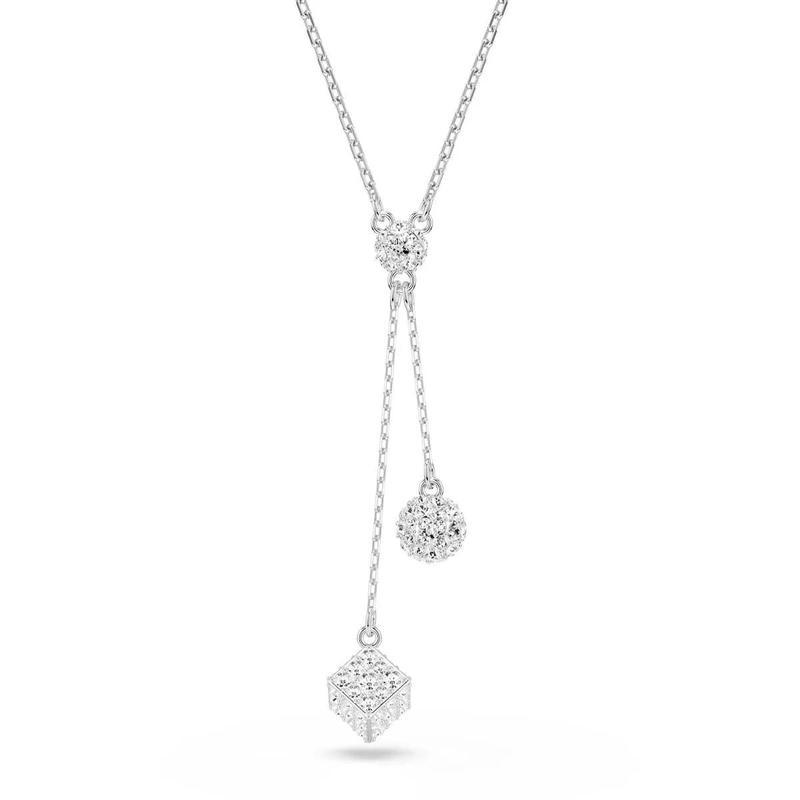 施华洛世奇(SWAROVSKI)银色链条项链女款金属饰品时尚百搭配饰日
