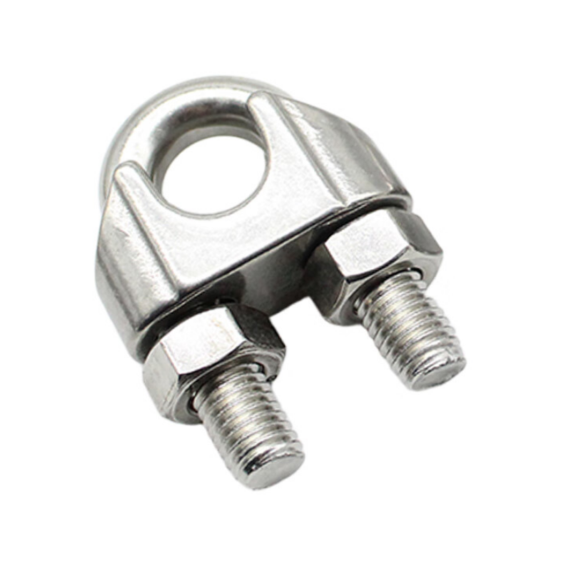 浪伍 304不锈钢钢丝绳卡头 M4 (单位:个)高清大图