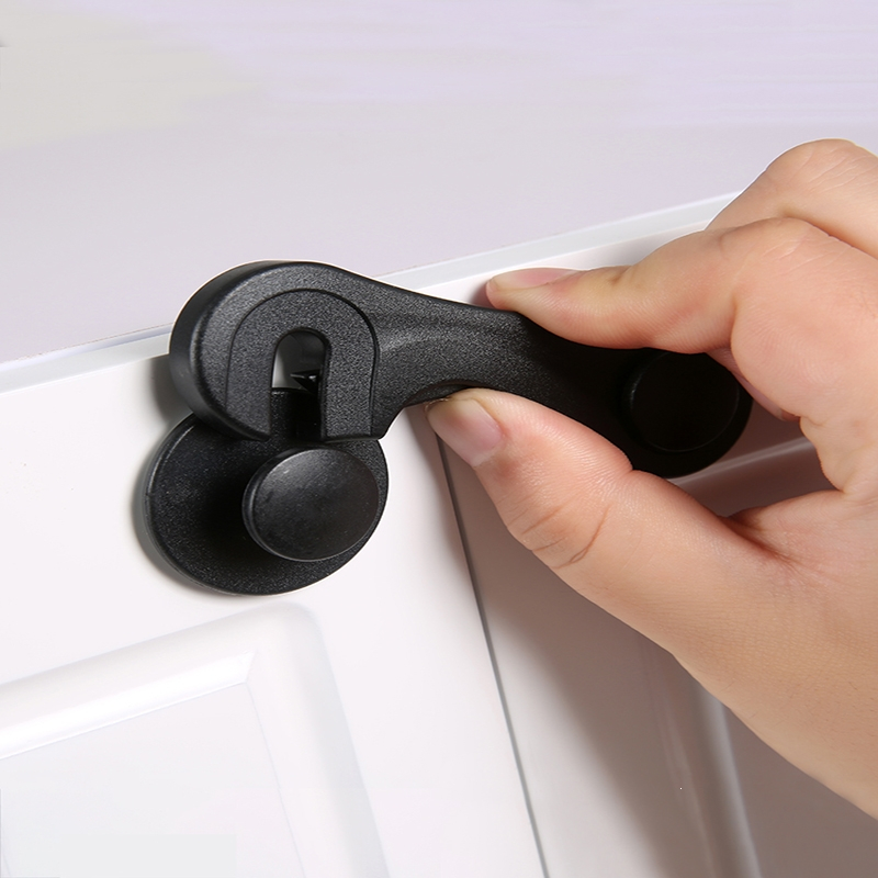 智扣儿童锁扣抽屉柜门童锁防开门神器宝宝橱柜锁防夹手安全锁卡扣防护