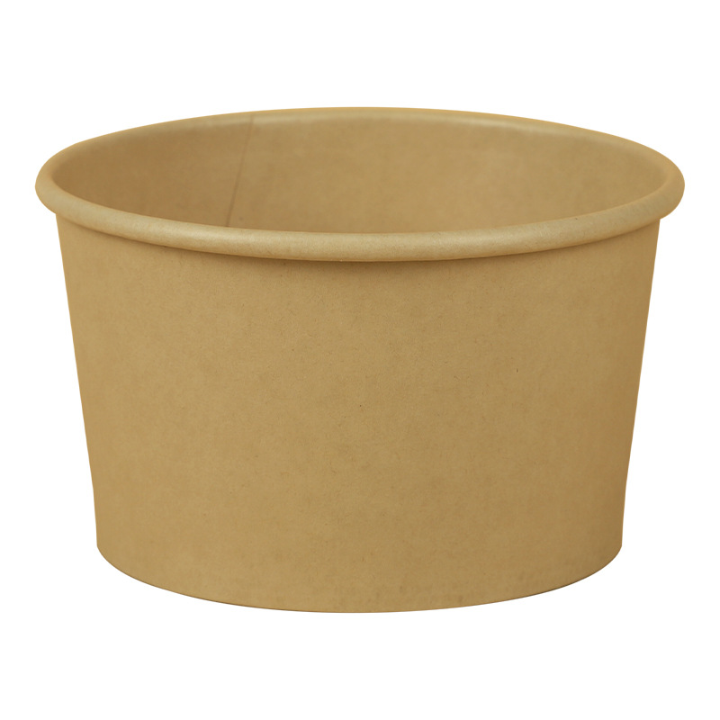 苏宁宜品一次性牛皮纸汤桶8盎司