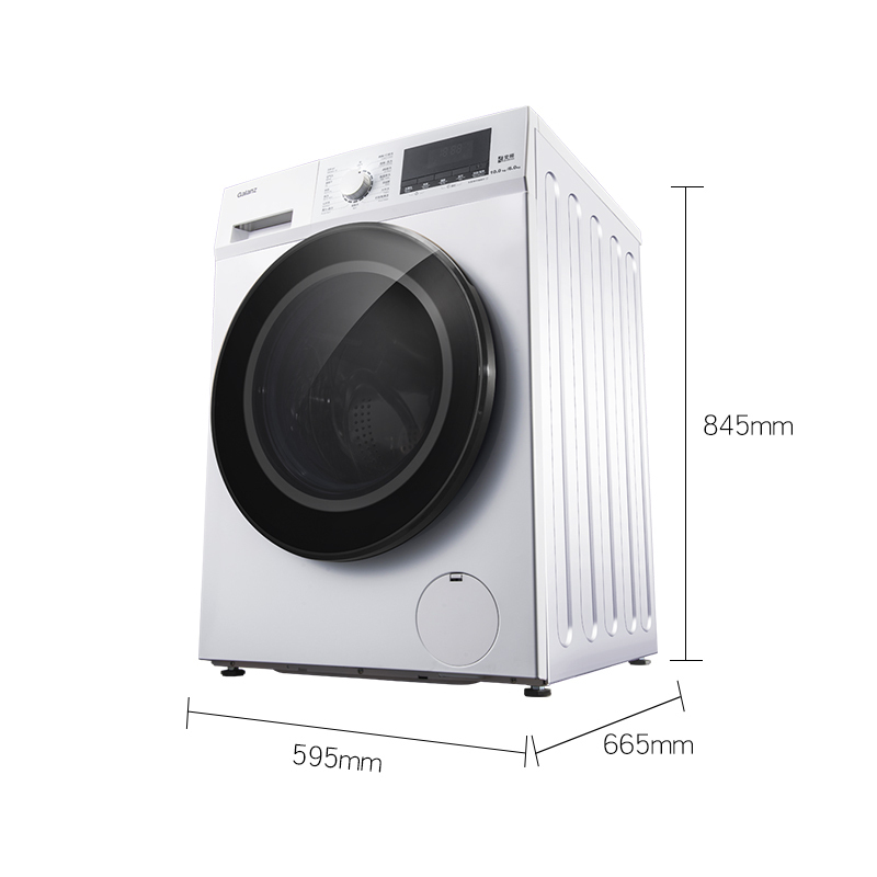 格兰仕(Galanz)GDW100DT6V 10公斤全自动滚筒 洗干一体机洗衣机 变频家用 白色