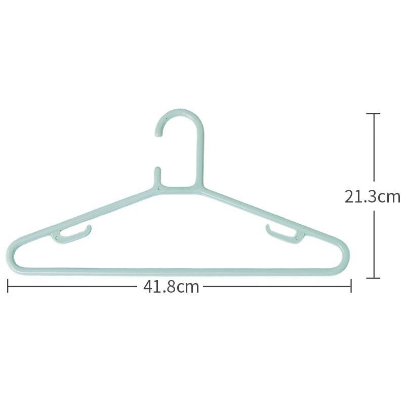 茶花(CHAHUA)大衣架 防滑晾衣架子衣服架衣挂晒衣服撑子挂衣架防风 10支