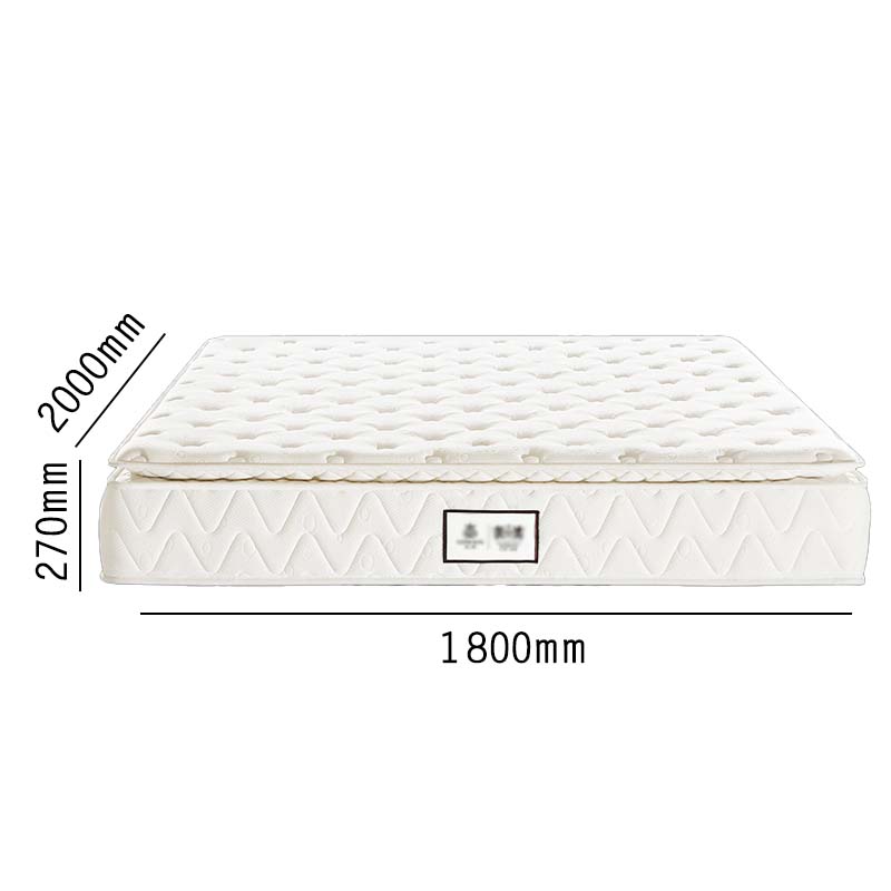 帅畅压缩卷包席梦思床垫独立弹簧天然乳胶超软折叠F款[天然乳胶5cm+独立布袋簧]/超软舒适厚约27cm高清大图