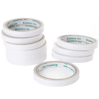 齐心 MJ1210-10 双面胶带高粘性棉纸双面胶易撕易贴10卷装12mm*10y 工具 拼单/凑单/团购 白色