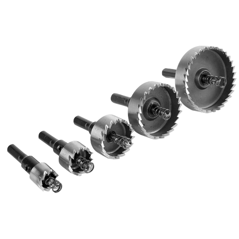 海斯迪克 HKW-228 高速钢开孔器 HSS铁皮不锈钢开孔器 金属薄板打眼扩孔钻头 23.5mm(3个)