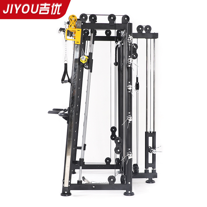 吉优JY-F9035史密斯机龙门架深蹲架卧推举重综合训练器多功能健身器材