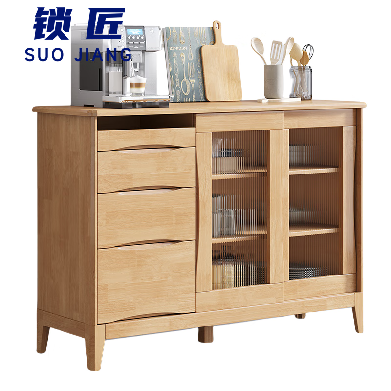 锁匠带抽茶水柜120*40*85.5cm台高清大图
