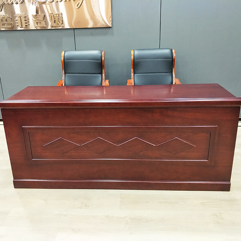 金扎特 办公家具会议室发言台会场演讲台条形桌会议桌大型会议前排长桌子 0.8*0.6*0.75高清大图