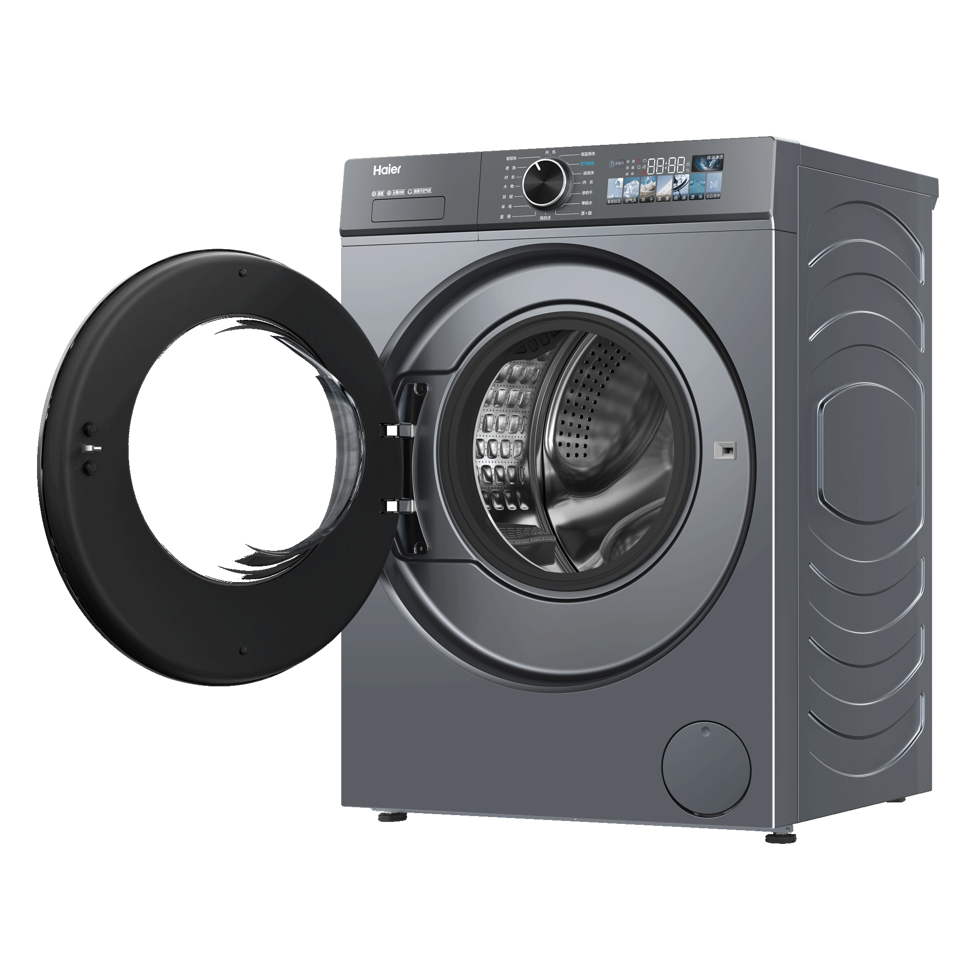 海尔洗烘一体洗衣机 XQG100-HBD526H高清大图