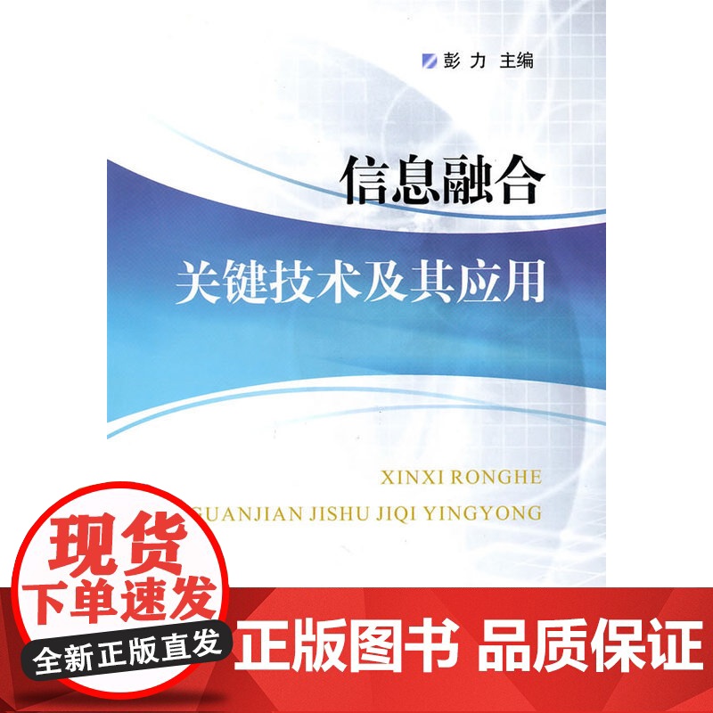 信息融合关键技术及其应用/彭力高清大图