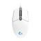 罗技(Logitech) G102第二代LIGHTSYNC游戏鼠标游戏级8000dpi传感器约1680万色流光灯效-白色