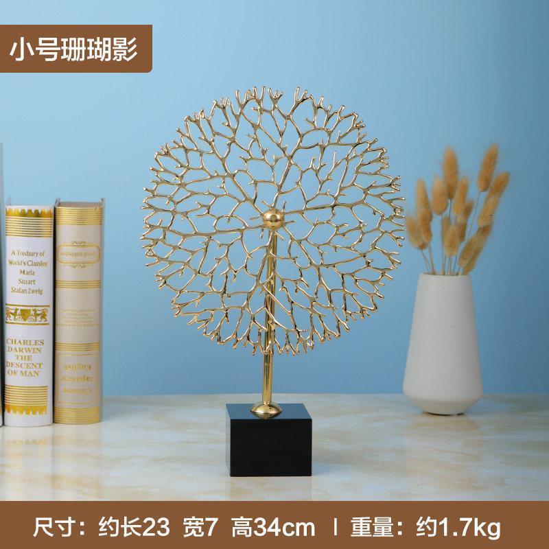 家柏饰(CORATED)现代简约珊瑚影摆件客厅样板间轻奢装饰品办公桌创意家居摆件高清大图