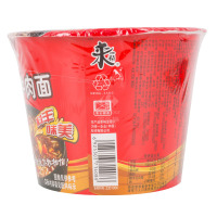 统一（GS）来一桶 红烧牛肉面（红烧味）方便面/其他105g*12桶装