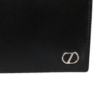 ZEGNA 杰尼亚 男士黑色皮质长款对折钱包钱夹 E1176Z PLM NER 特价