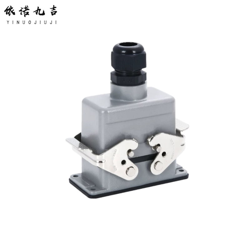 依诺九吉 矩形重载连接器防水插头插座 多型号 件高清大图