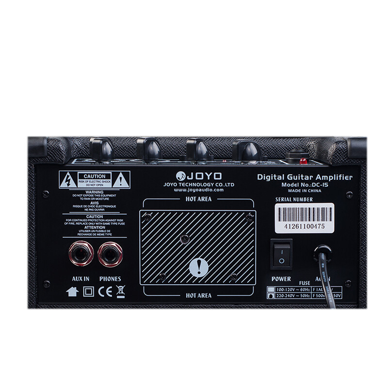 卓乐 JOYO DC-15电木吉他音箱带效果器鼓机节奏吉它练习便携乐器音响 可连接MP3和CD高清大图