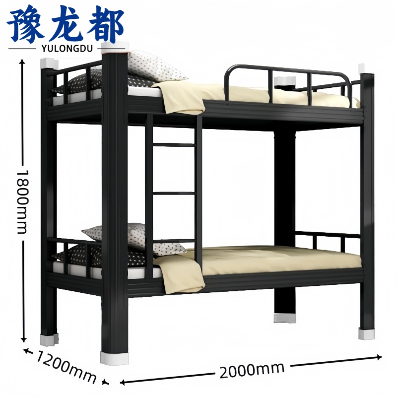 豫龙都 高低床+床垫 1.2m套高清大图
