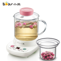 小熊(Bear)0.4L迷你养生壶 自动加厚烧水壶电水壶热水壶 电热杯煮花茶壶 玻璃滤网煮茶器 YSH-A03C(XF)