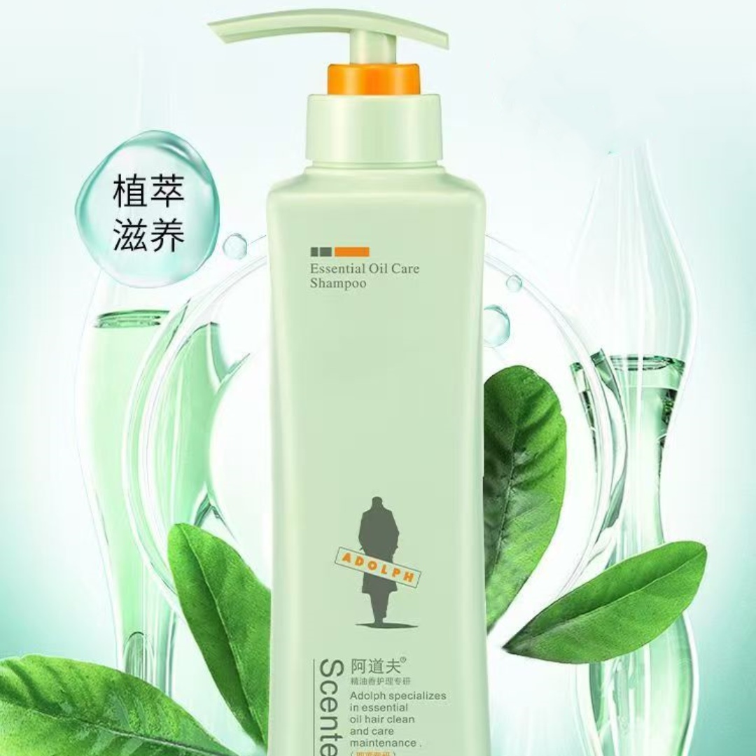 阿道夫无硅油洗发水控油蓬松持久留香500ml高清大图