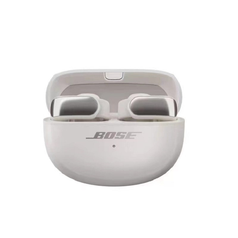 Bose Ultra 开放式耳机 晨雾白 耳夹式耳机不入耳
