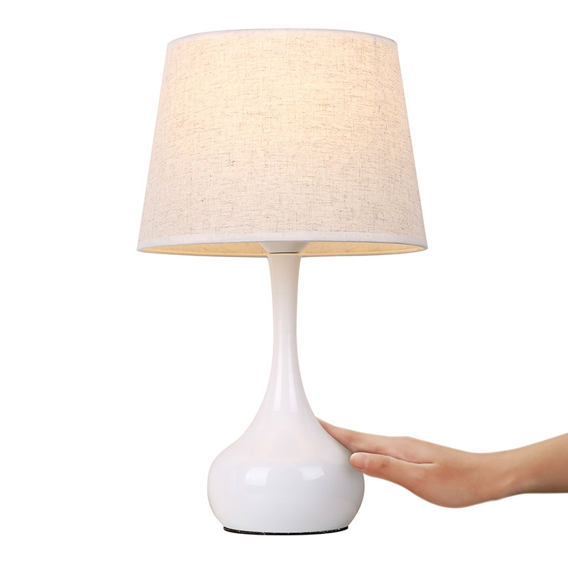 闪电客北欧酒店卧室床头台灯现代简约温馨装饰田园结婚庆led触摸小